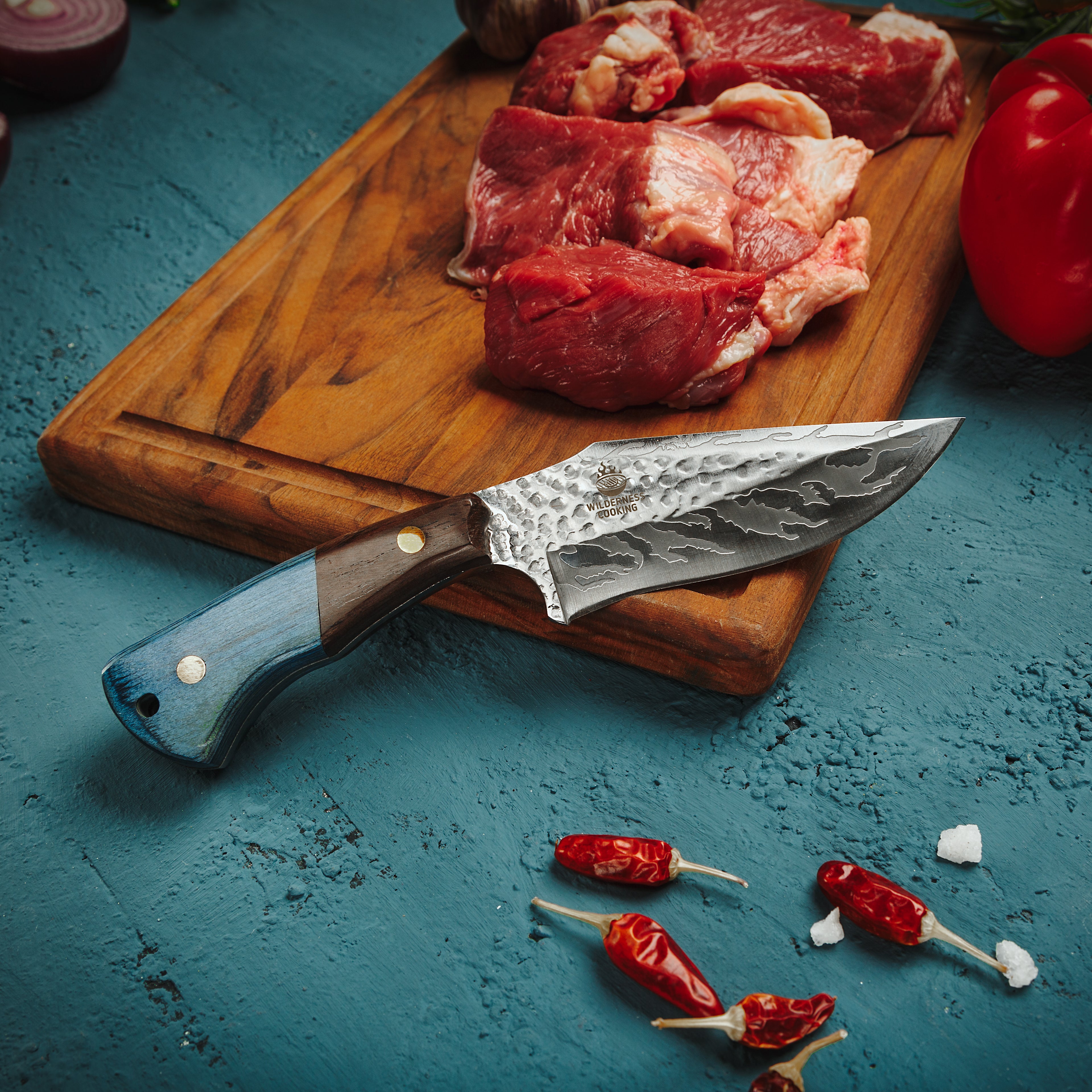Damascus Pocket Knife EU