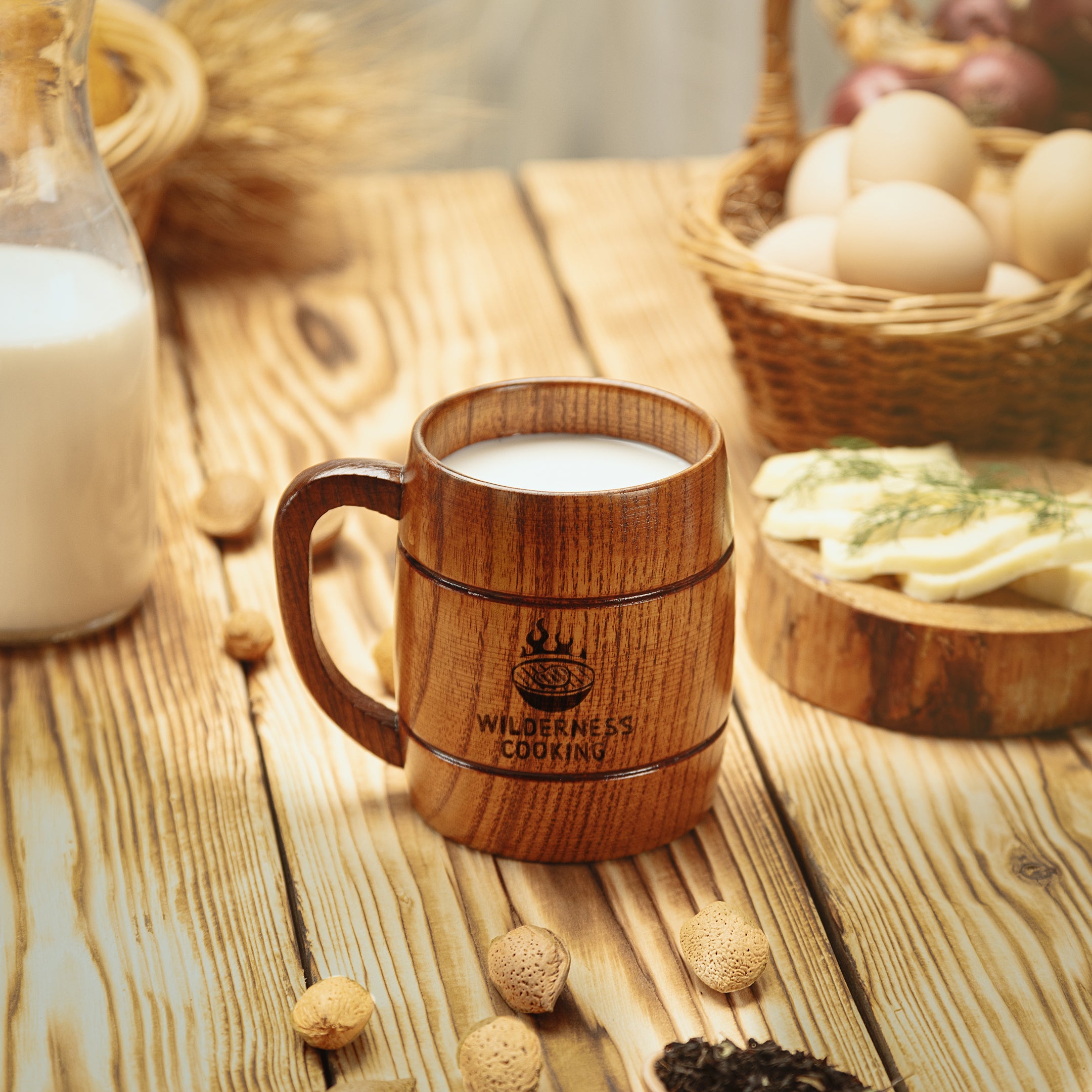 Rubber Wood Cup
