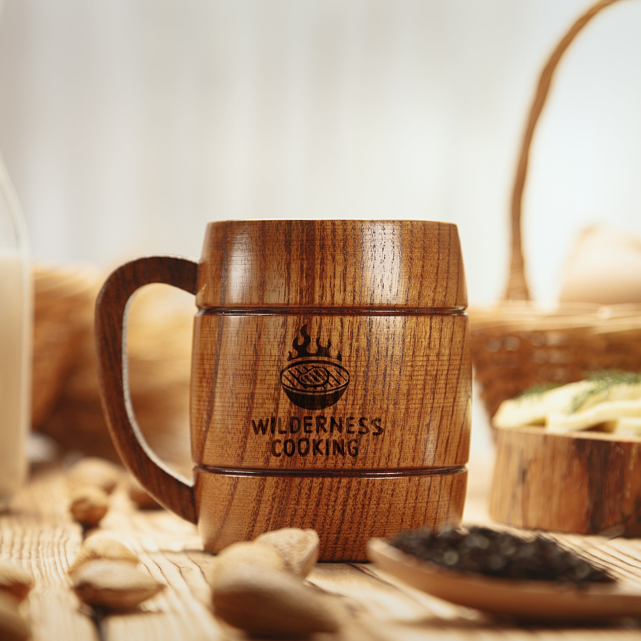 Rubber Wood Cup