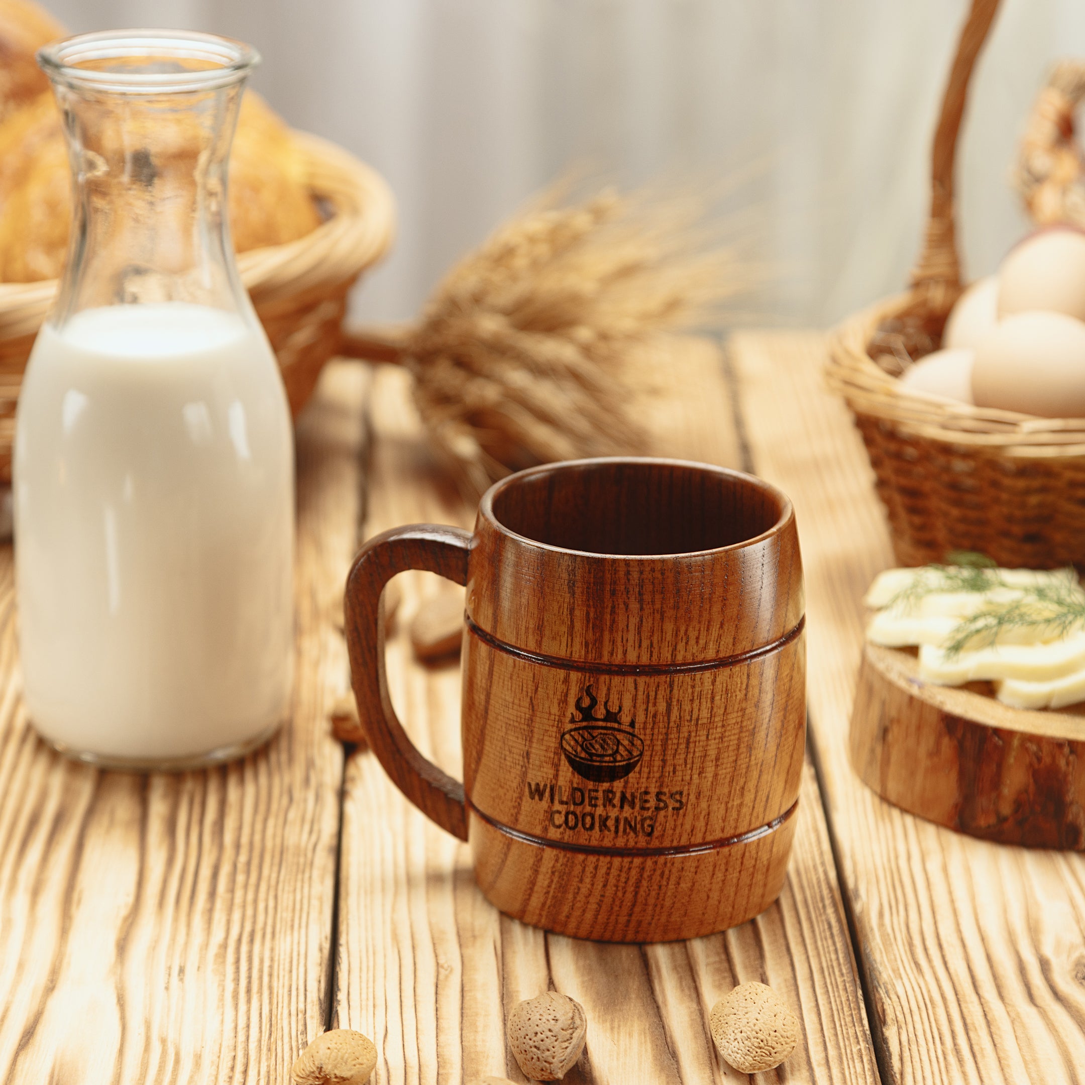 Rubber Wood Cup