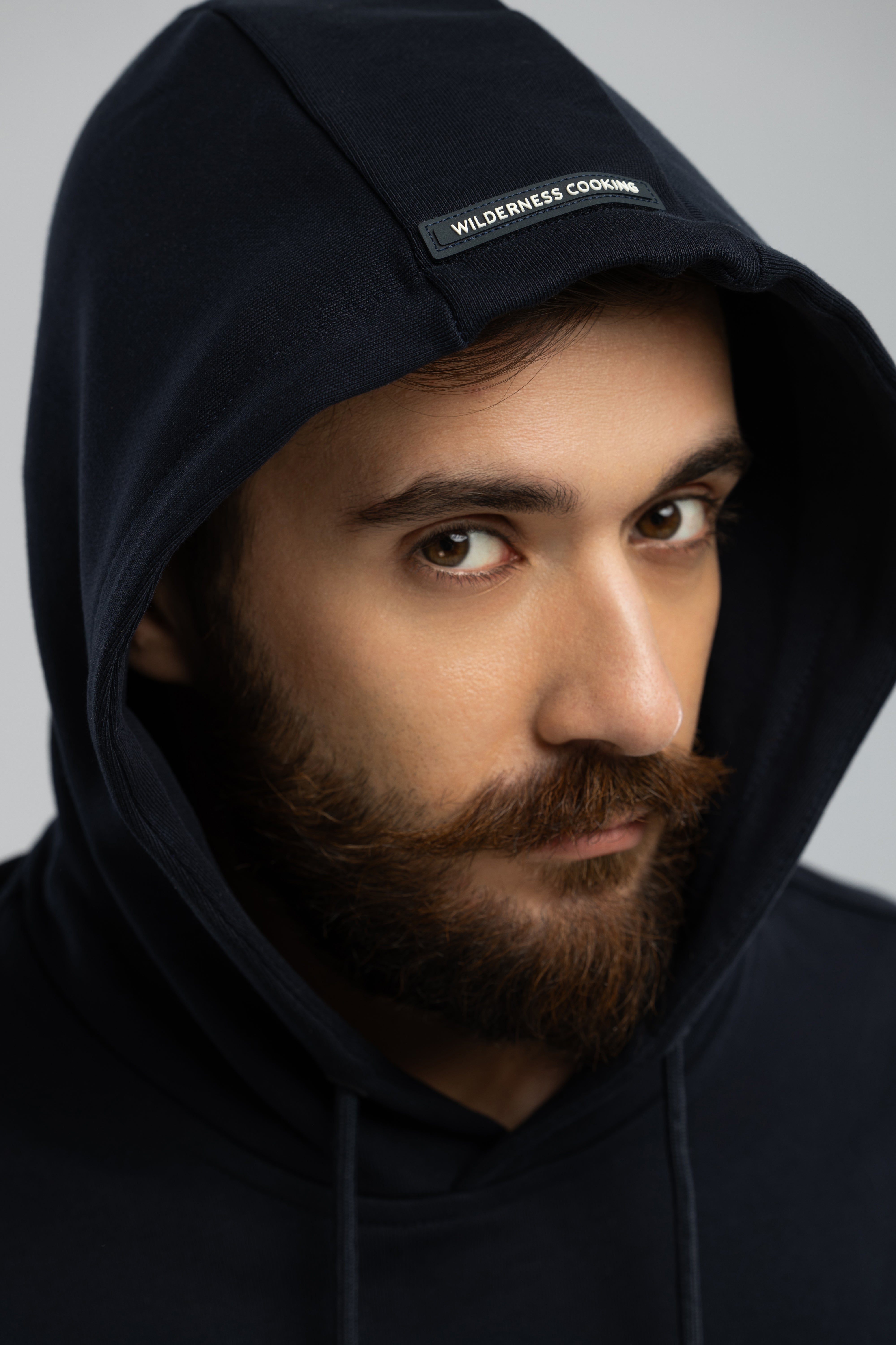 Pure Cotton Navy Hoodie Inspired by Mickey the Goat (Navy Blue Mickey Side Logo)