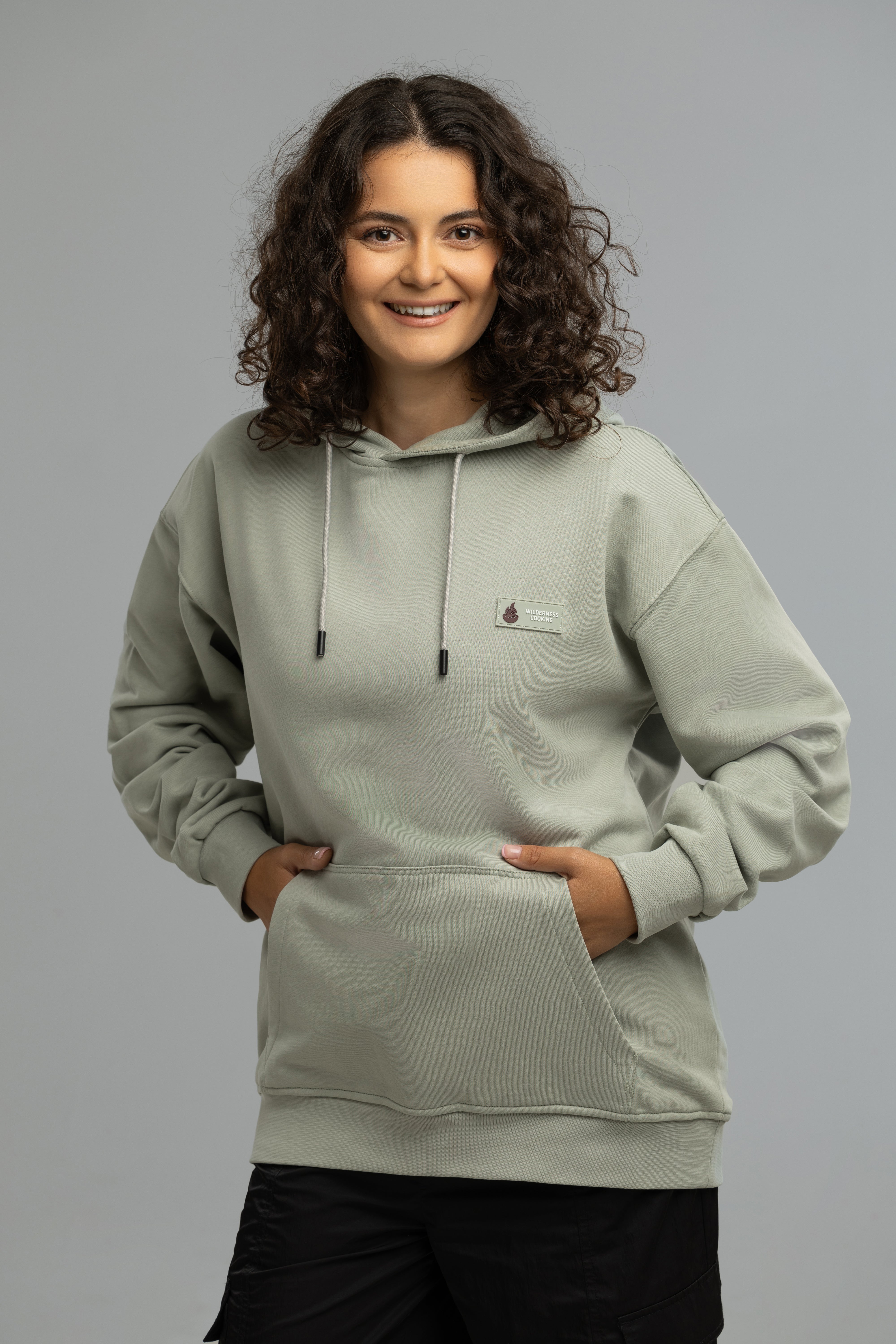Pure Cotton Grey Hoodie Inspired by Mickey the Goat (Hoodie Gray Mickey Side Logo)