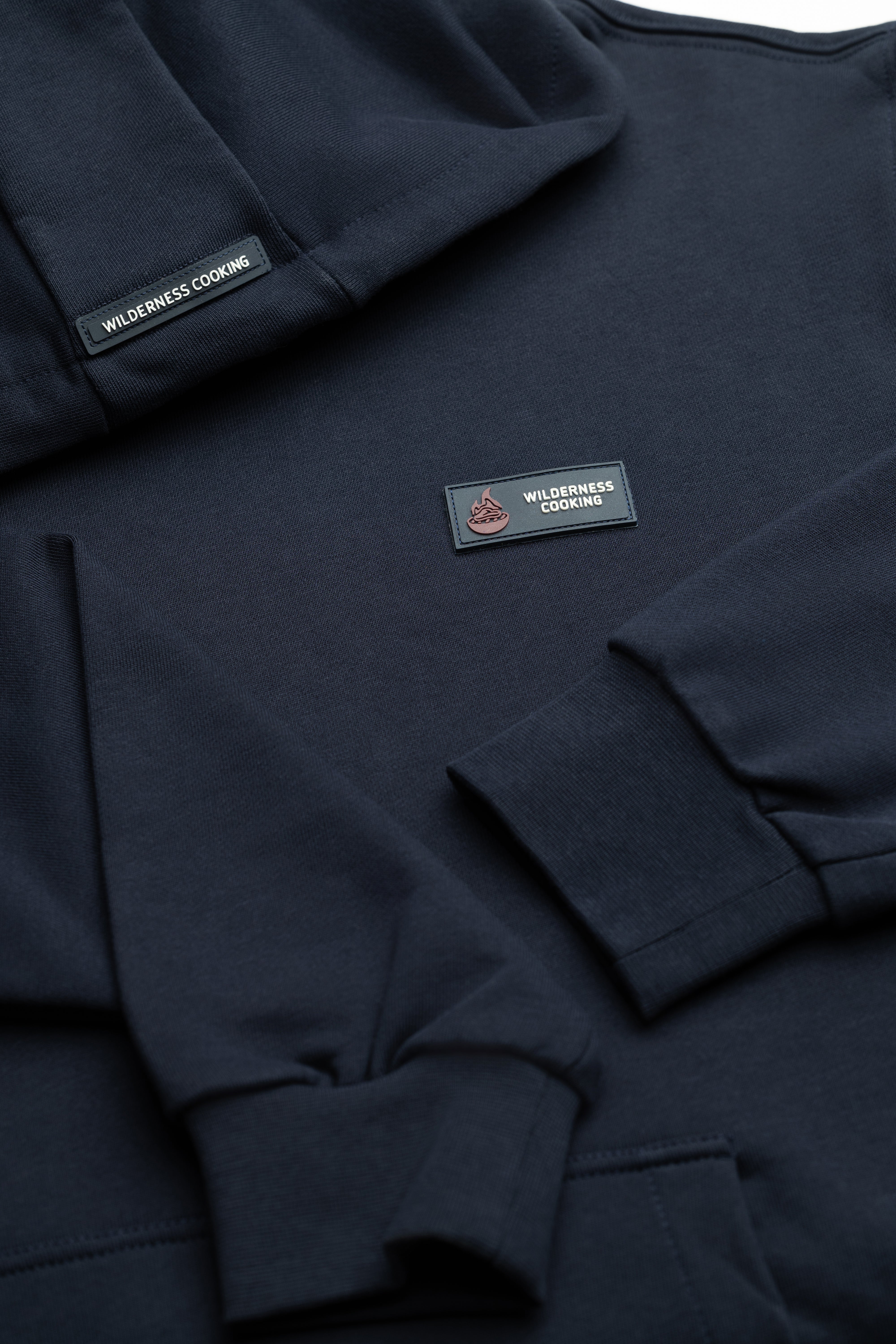 Pure Cotton Navy Hoodie Inspired by Mickey the Goat (Navy Blue Mickey Side Logo)