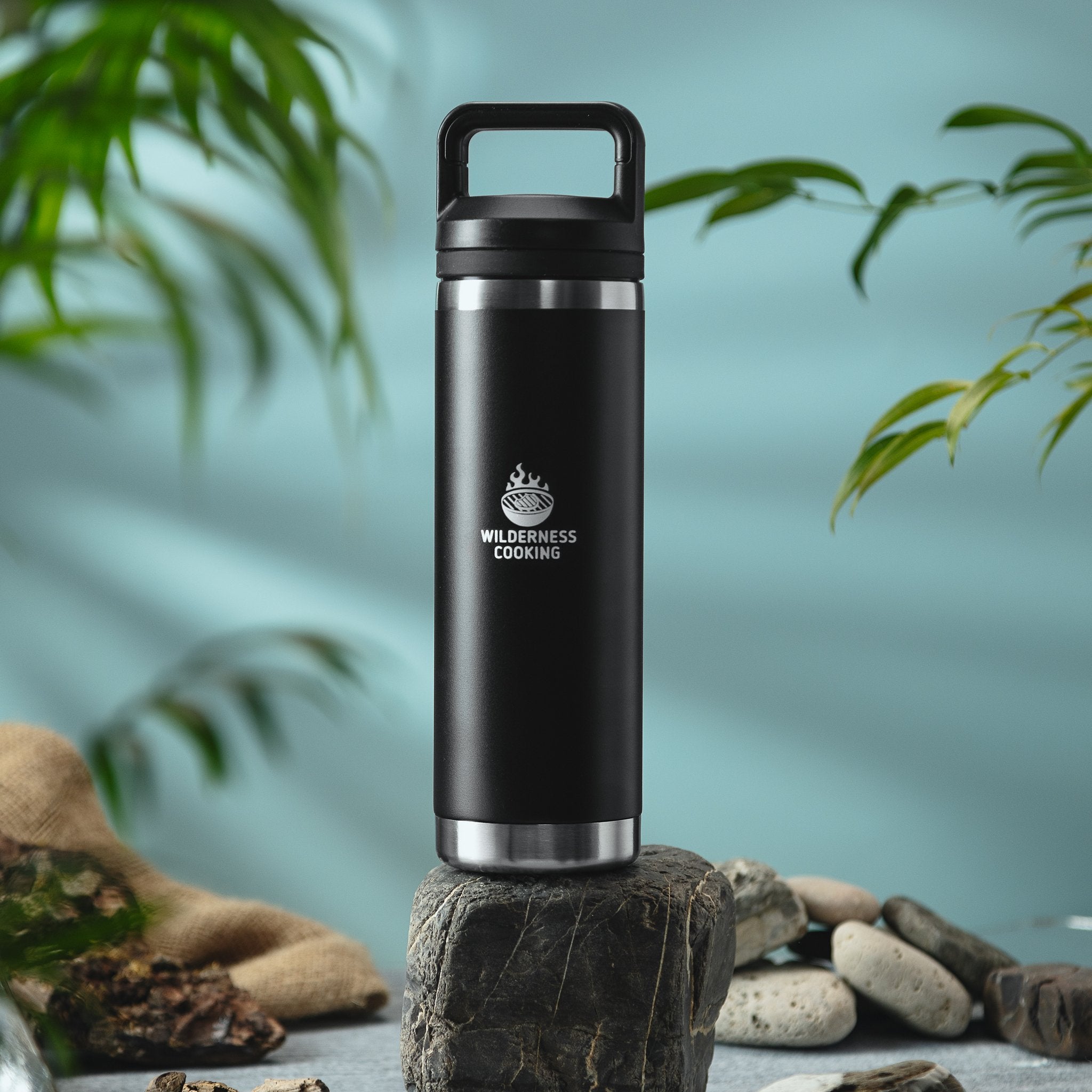Hot&Cold Carry Lid Black Tumbler | 18 OZ