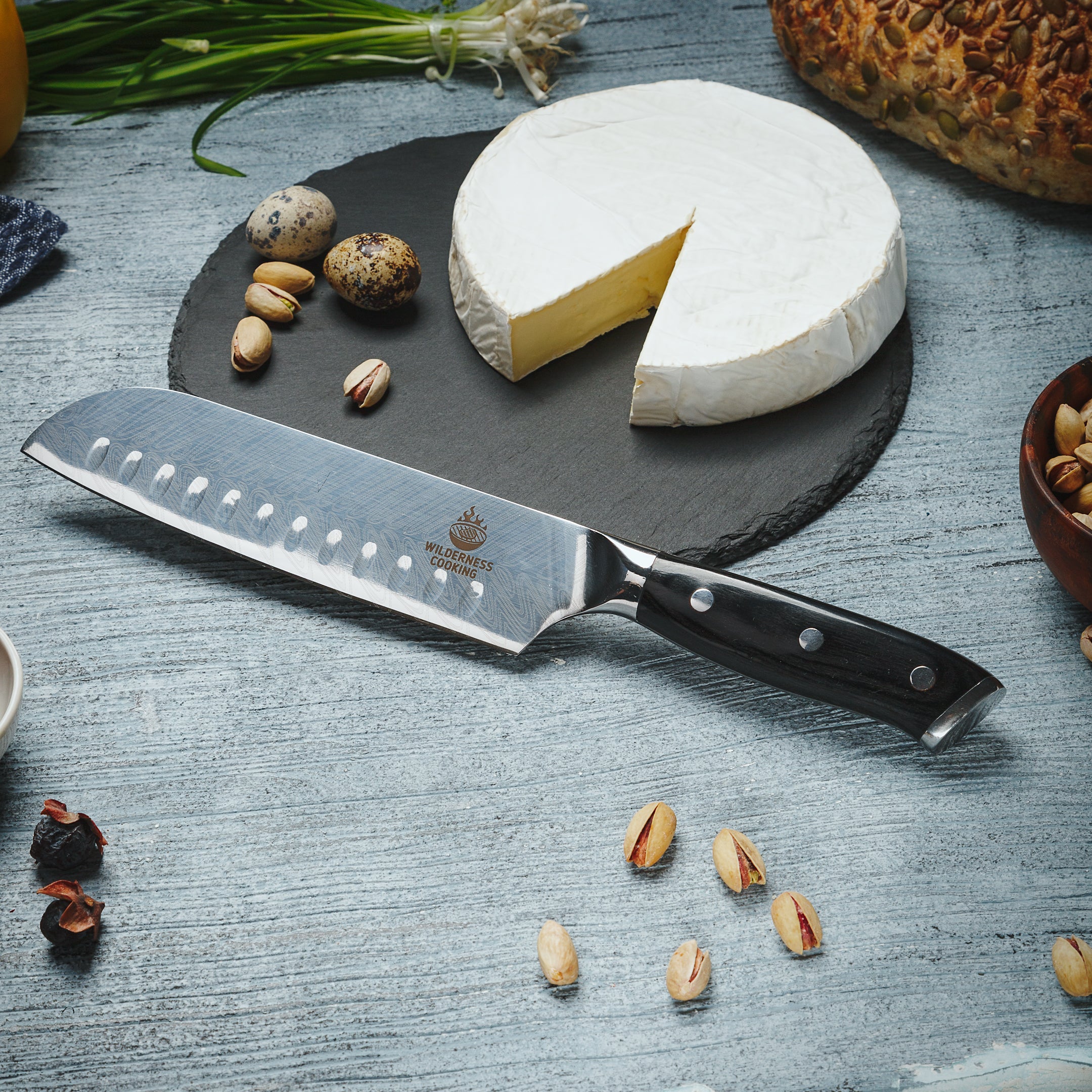 Damaskus Santoku Knife EU