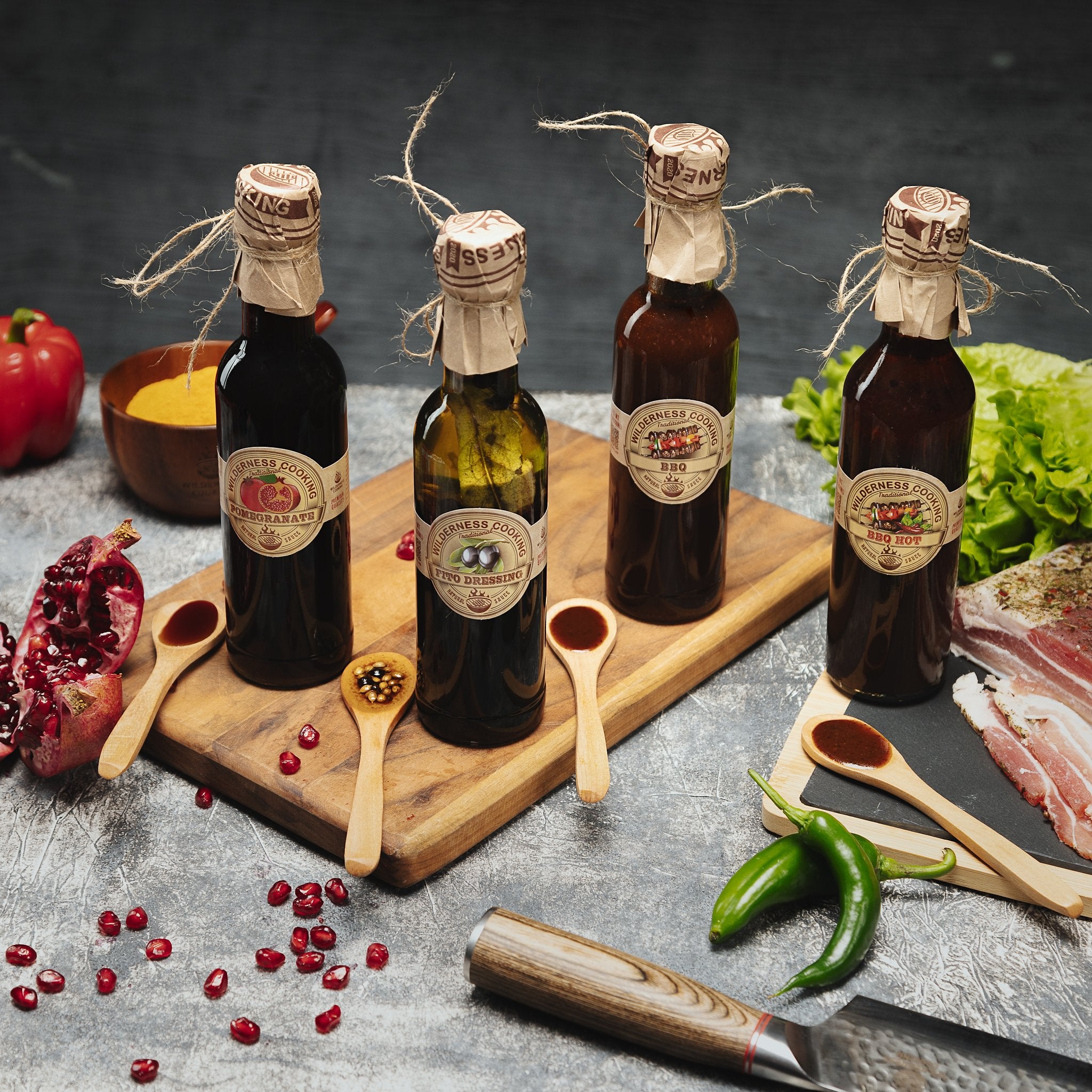 Wilderness Cooking Sauces Set - 4 flavors