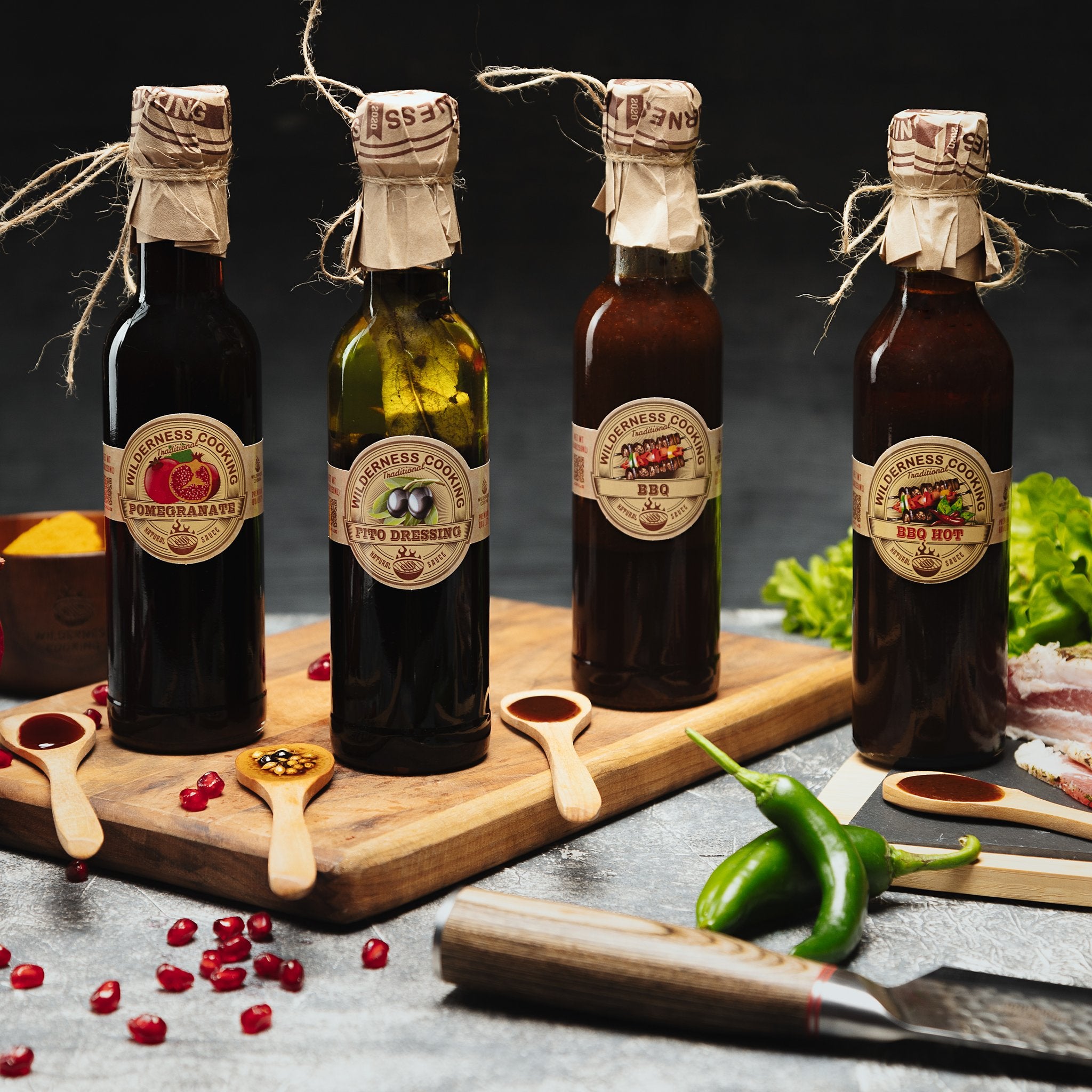 Wilderness Cooking Sauces Set - 4 flavors
