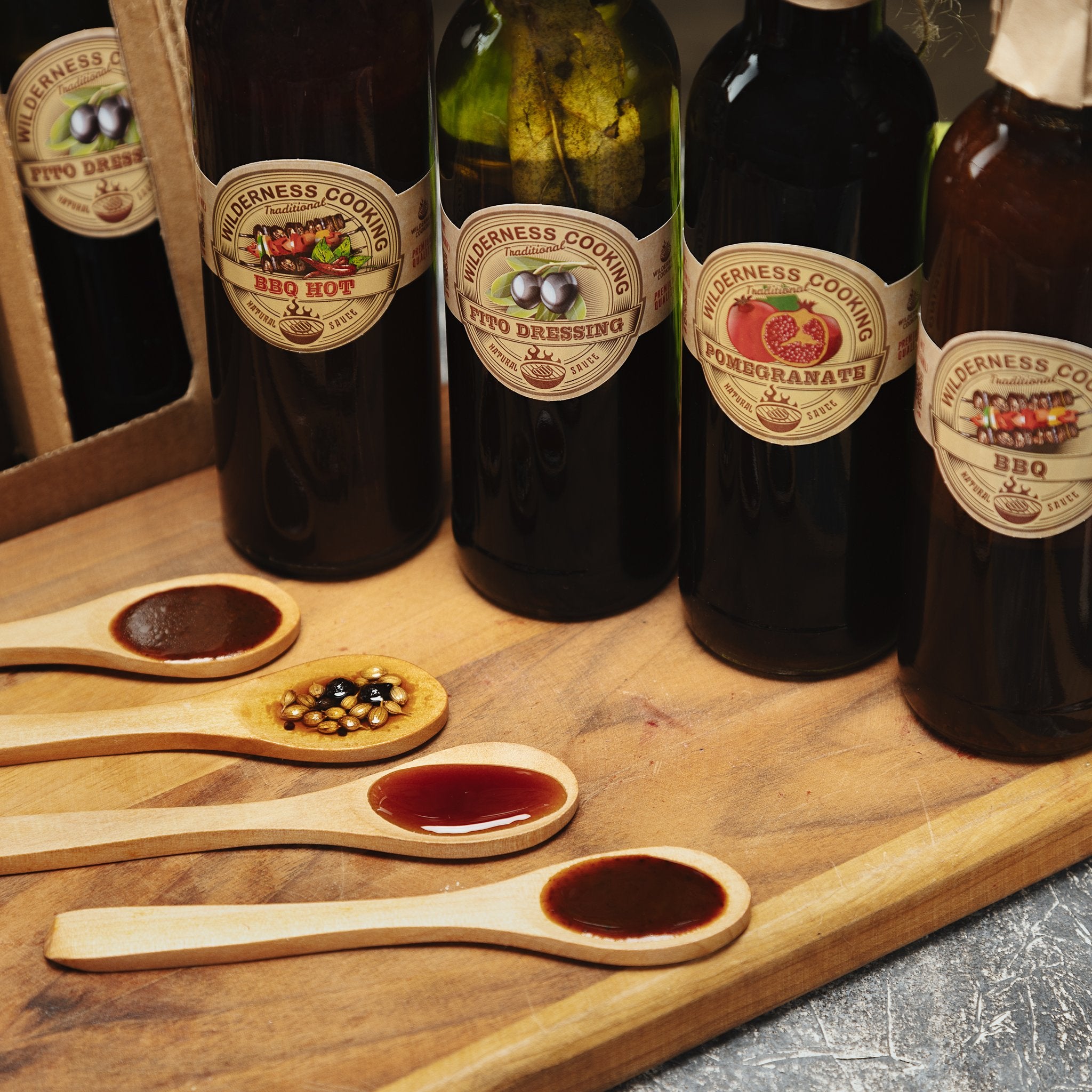 Wilderness Cooking Sauces Set - 4 flavors