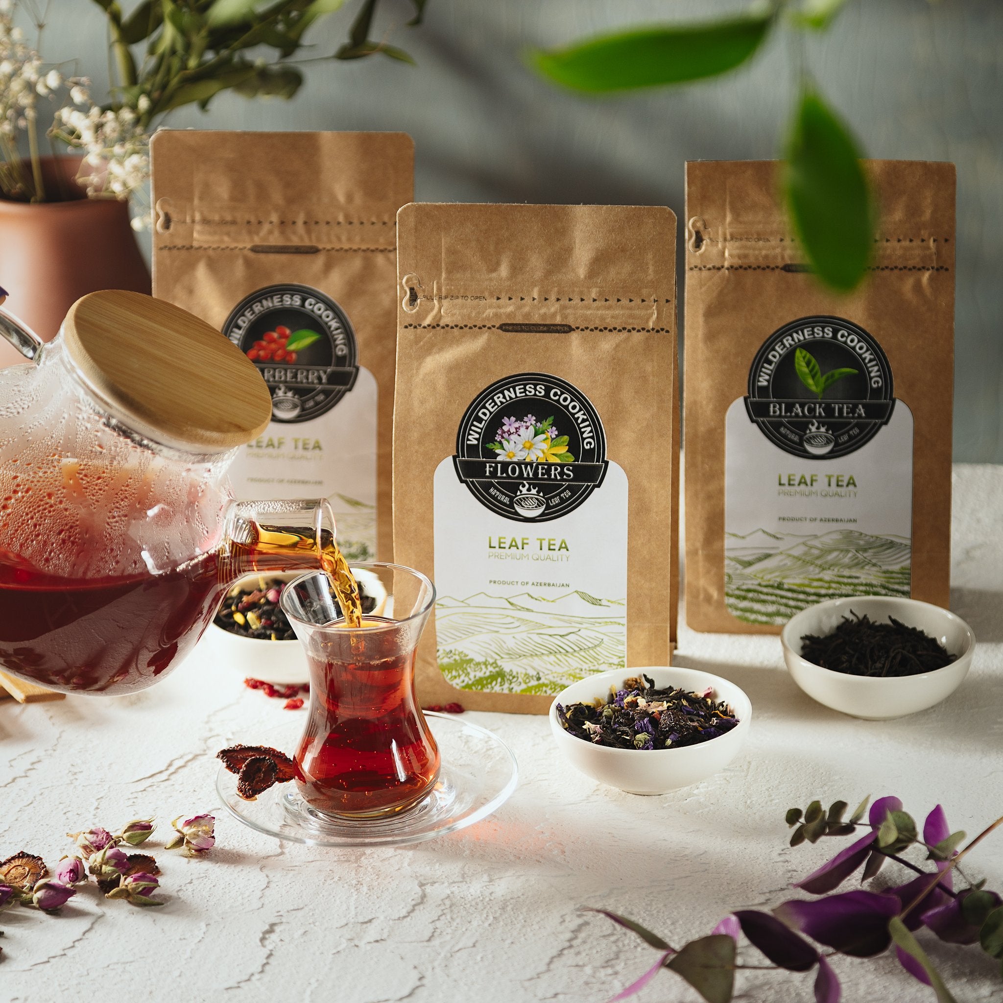 Wilderness Cooking Tea Set - 3 flavors
