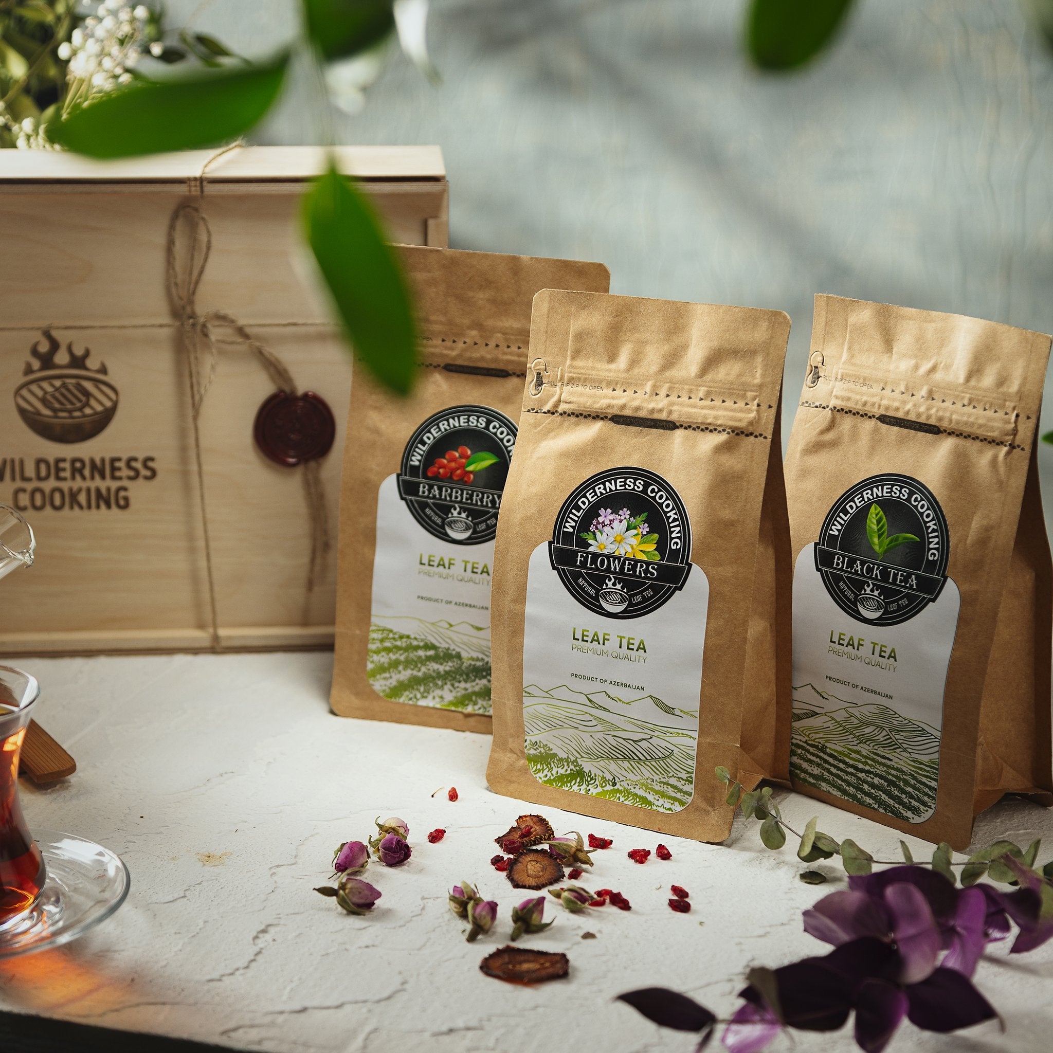 Wilderness Cooking Tea Set - 3 flavors