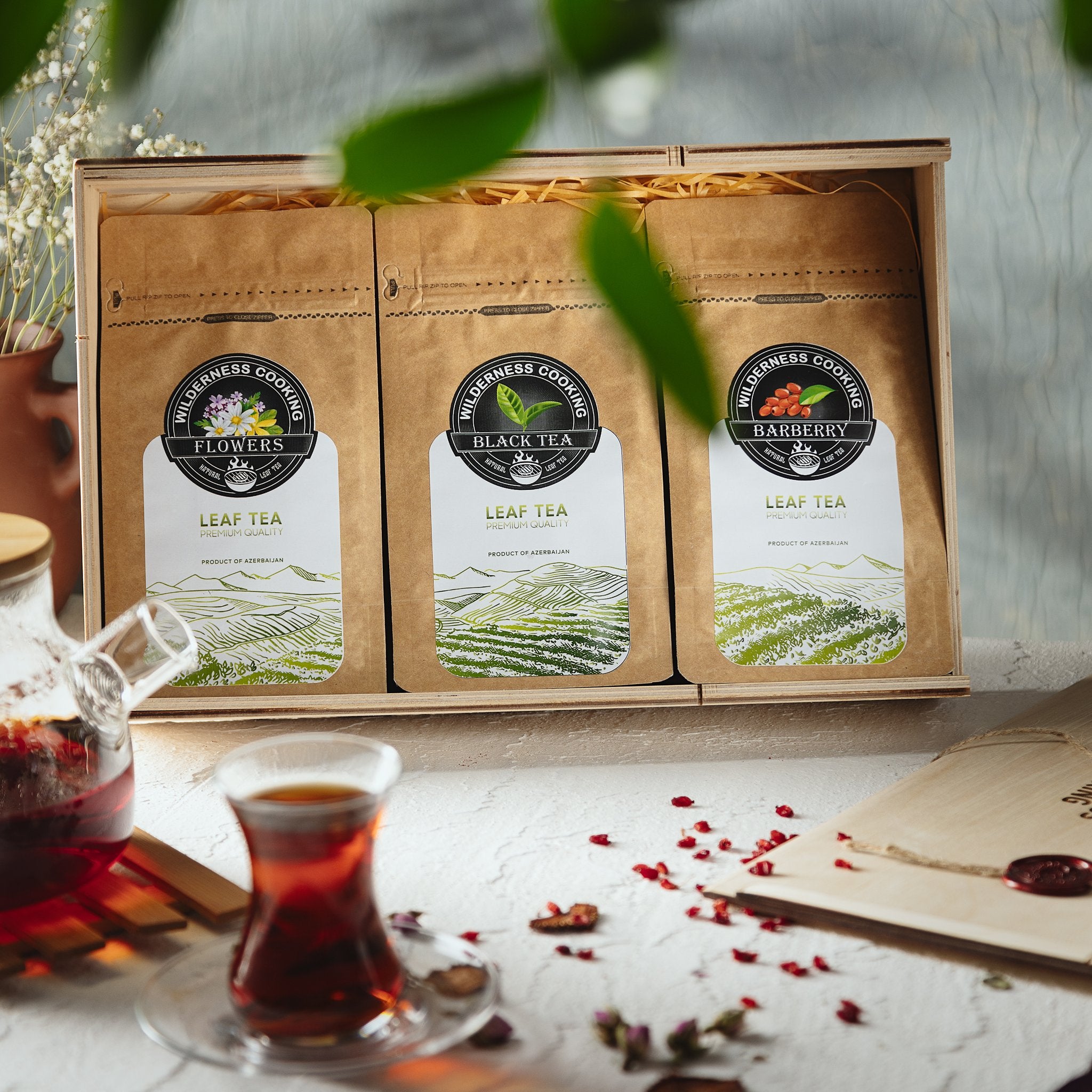 Wilderness Cooking Tea Set - 3 flavors