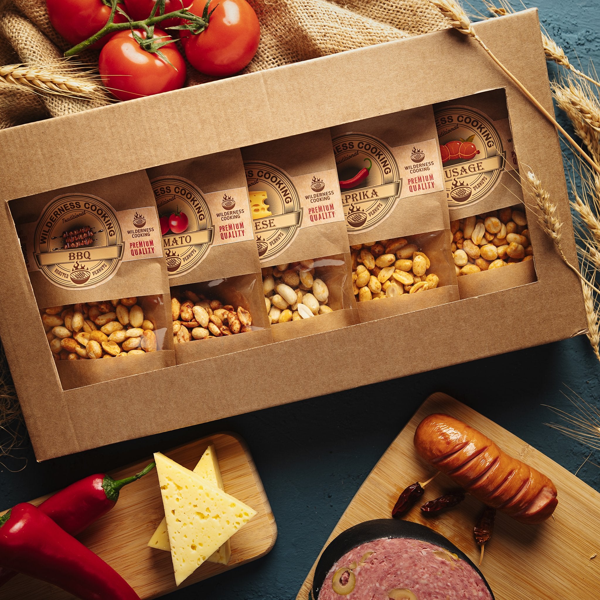 Wilderness Cooking Peanut set - 5 flavors