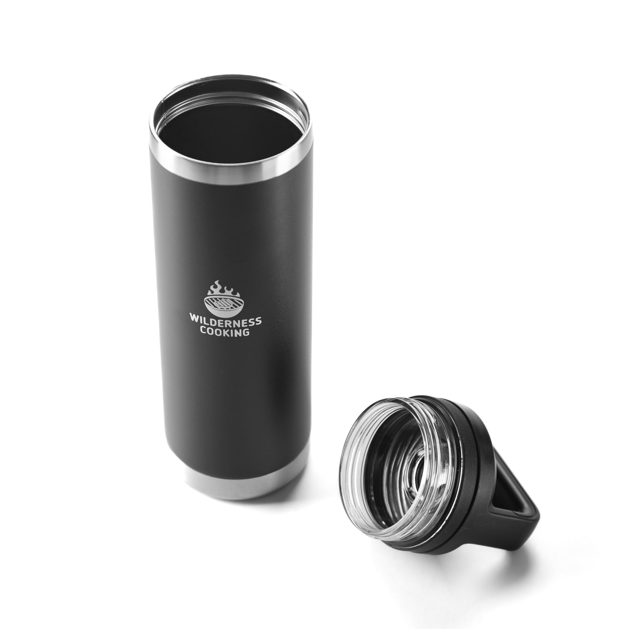 Hot&Cold Carry Lid Black Tumbler | 18 OZ