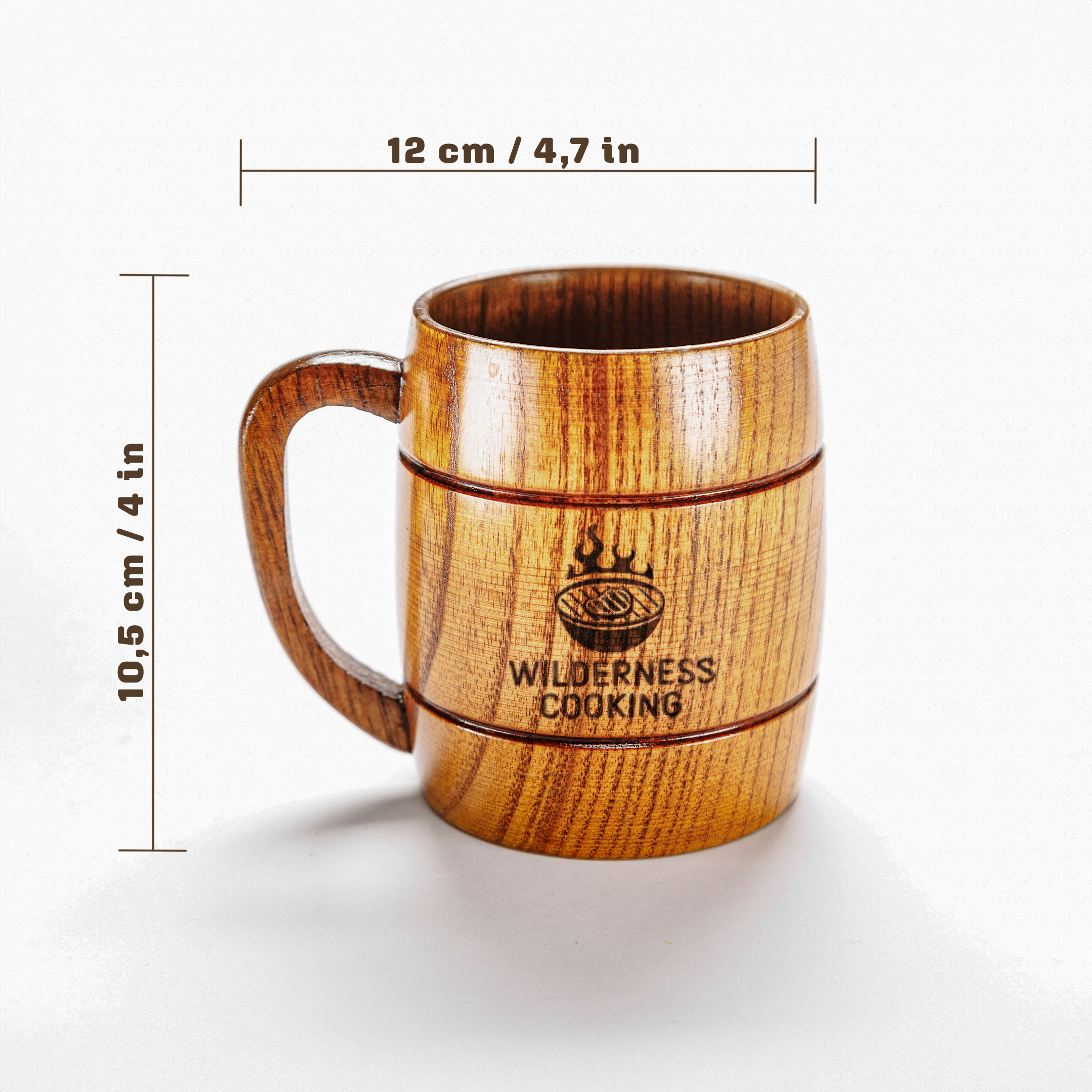 Rubber Wood Cup