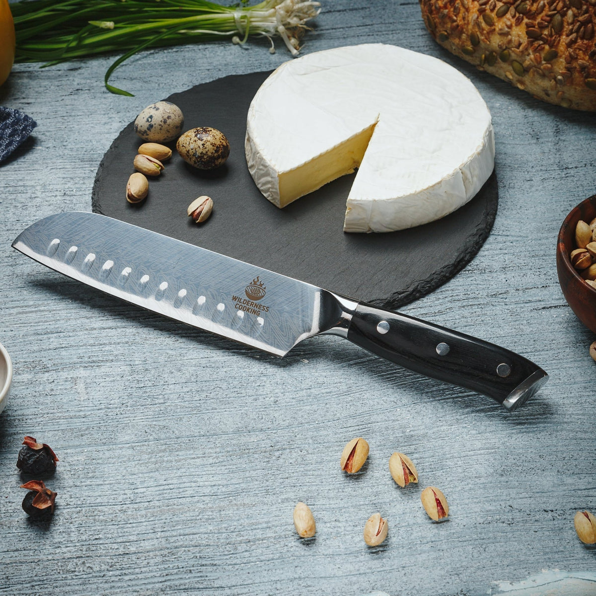 Damaskus Santoku Knife EU - Home&Wild