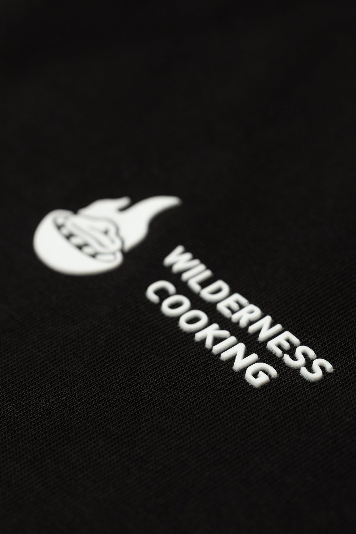 EU Mickey the Goat Inspired Black T-Shirt with Side Wilderness Cooking Logo - Home&Wild