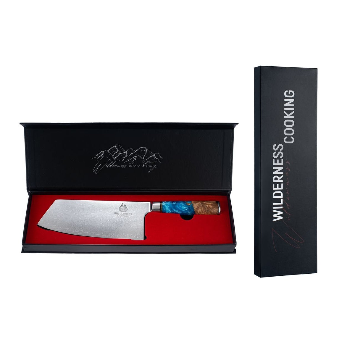 Premium Damascus Cleaver Knife - Home&Wild