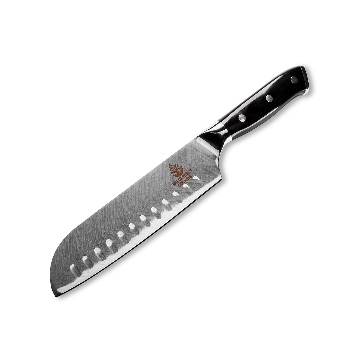 Wilderness Cooking Damaskus Santoku Knife | Home&Wild