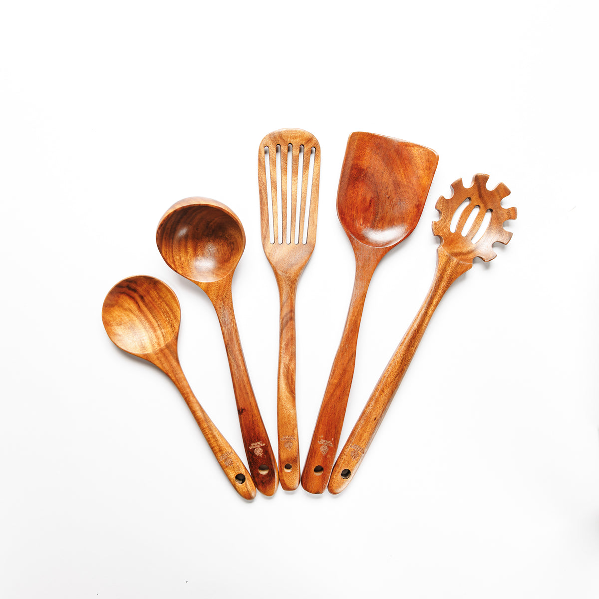 Kochgeschirr-Set aus Akazien holz (6pc)