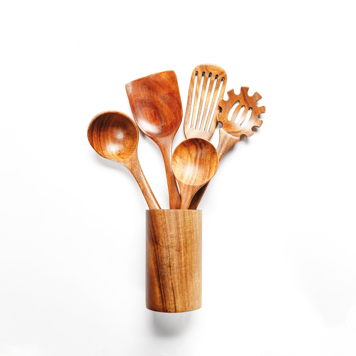 Kochgeschirr-Set aus Akazien holz (6pc)