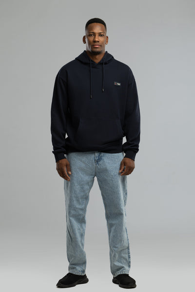 Pure Cotton Navy Hoodie Inspired by Mickey the Goat (Navy Blue