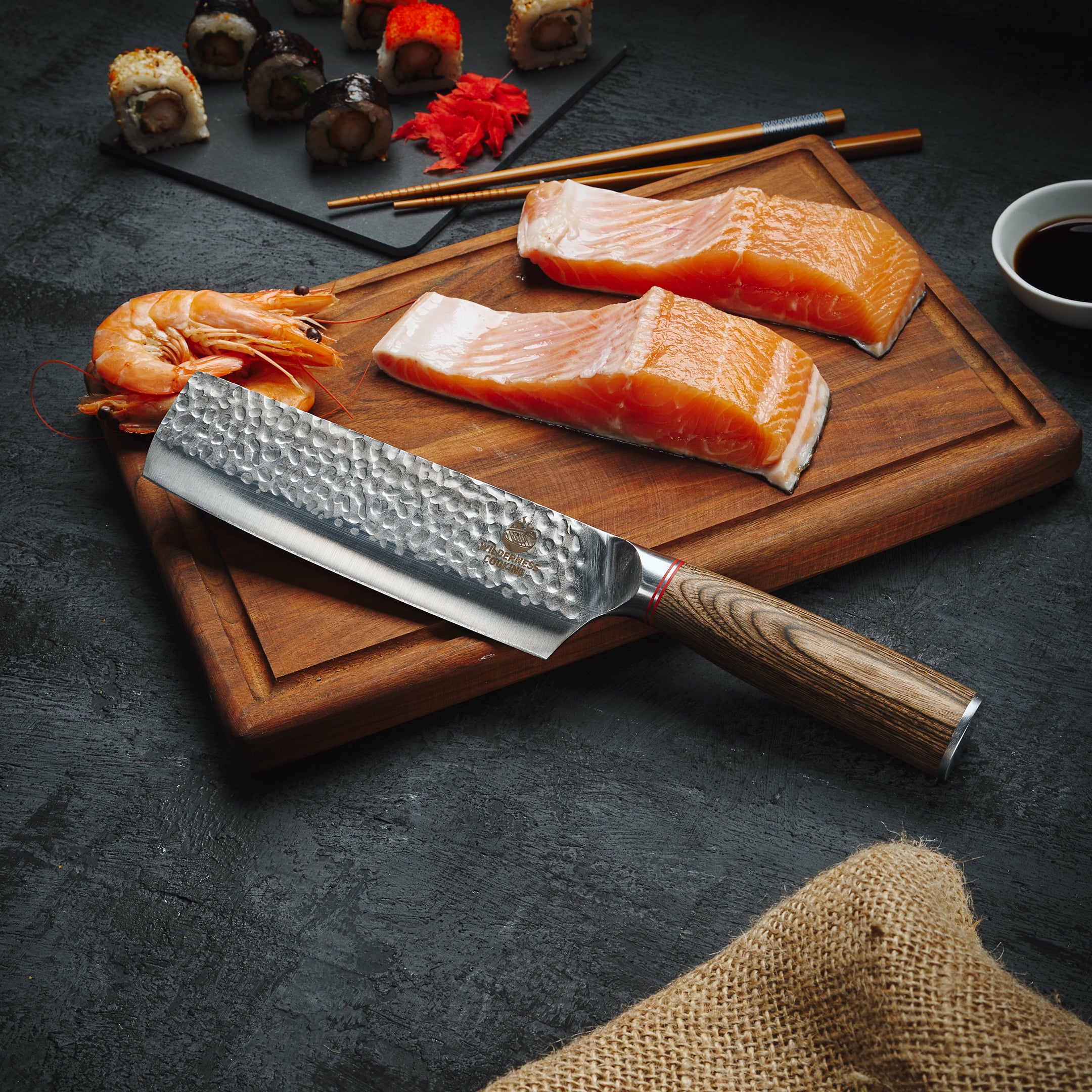Wilderness Cooking Nakiri Knife Home Wild