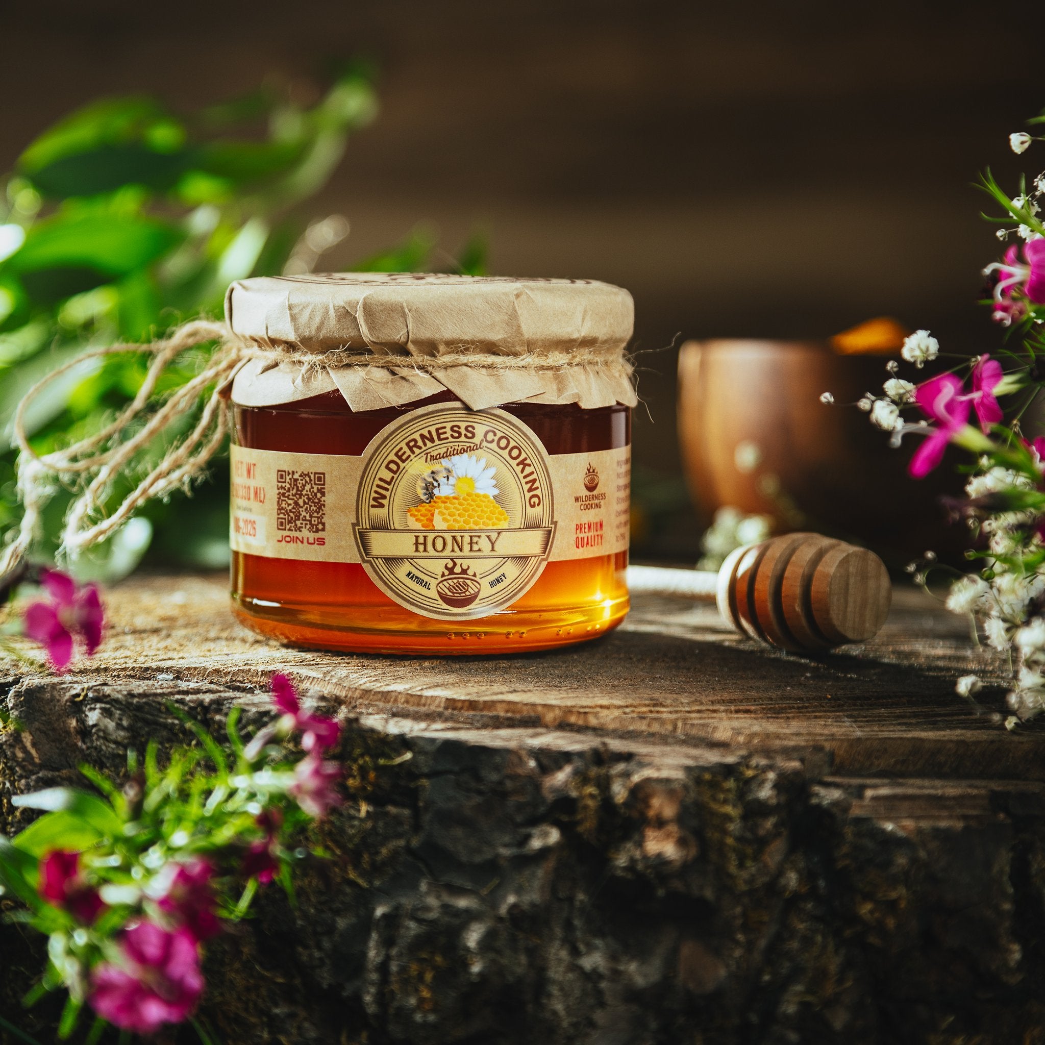 Wilderness Cooking Honey Jar