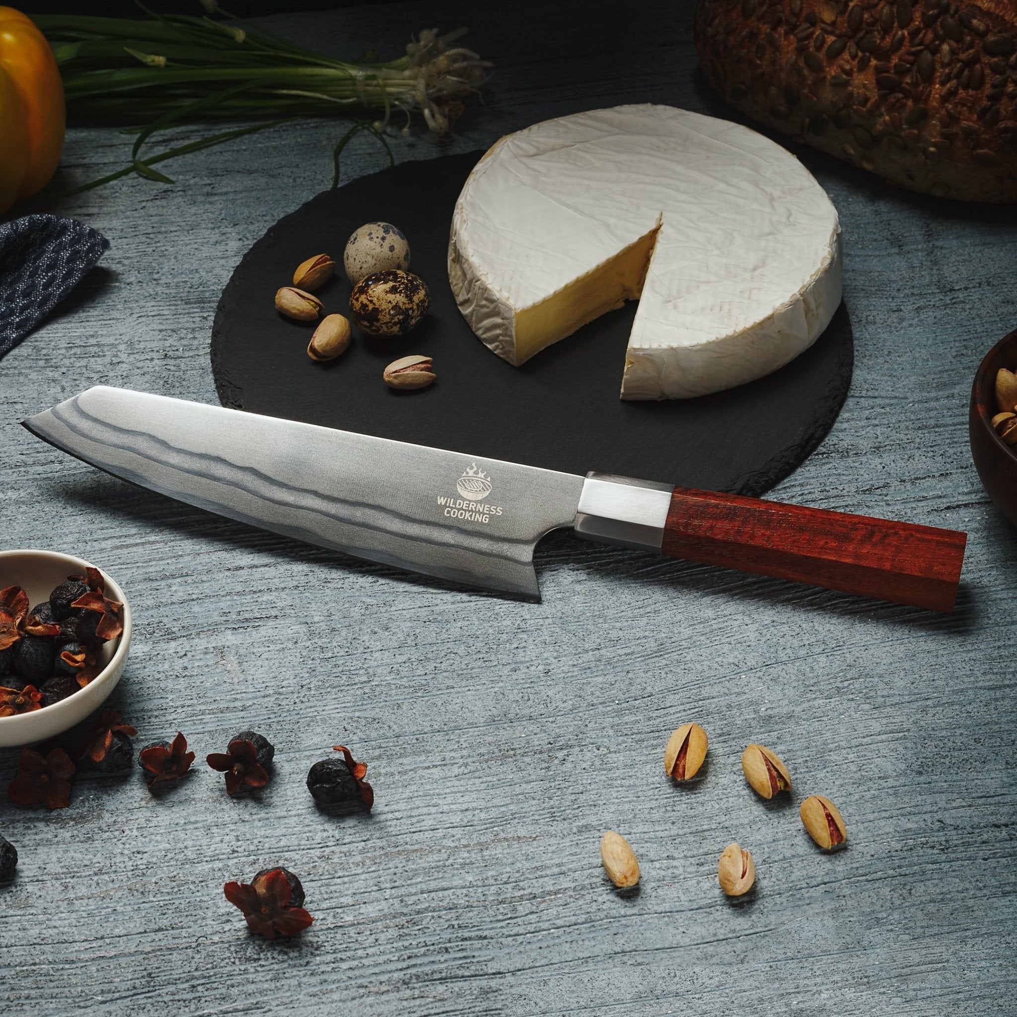 Classic Premium Damascus Kiritsuke Knife - Home&Wild
