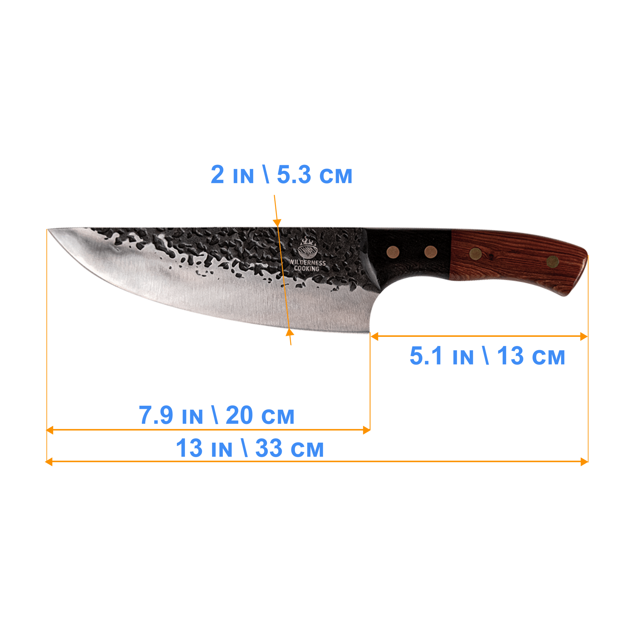 Old style Chef Knife + X-Small Acacia Wood Bowl - Home&Wild