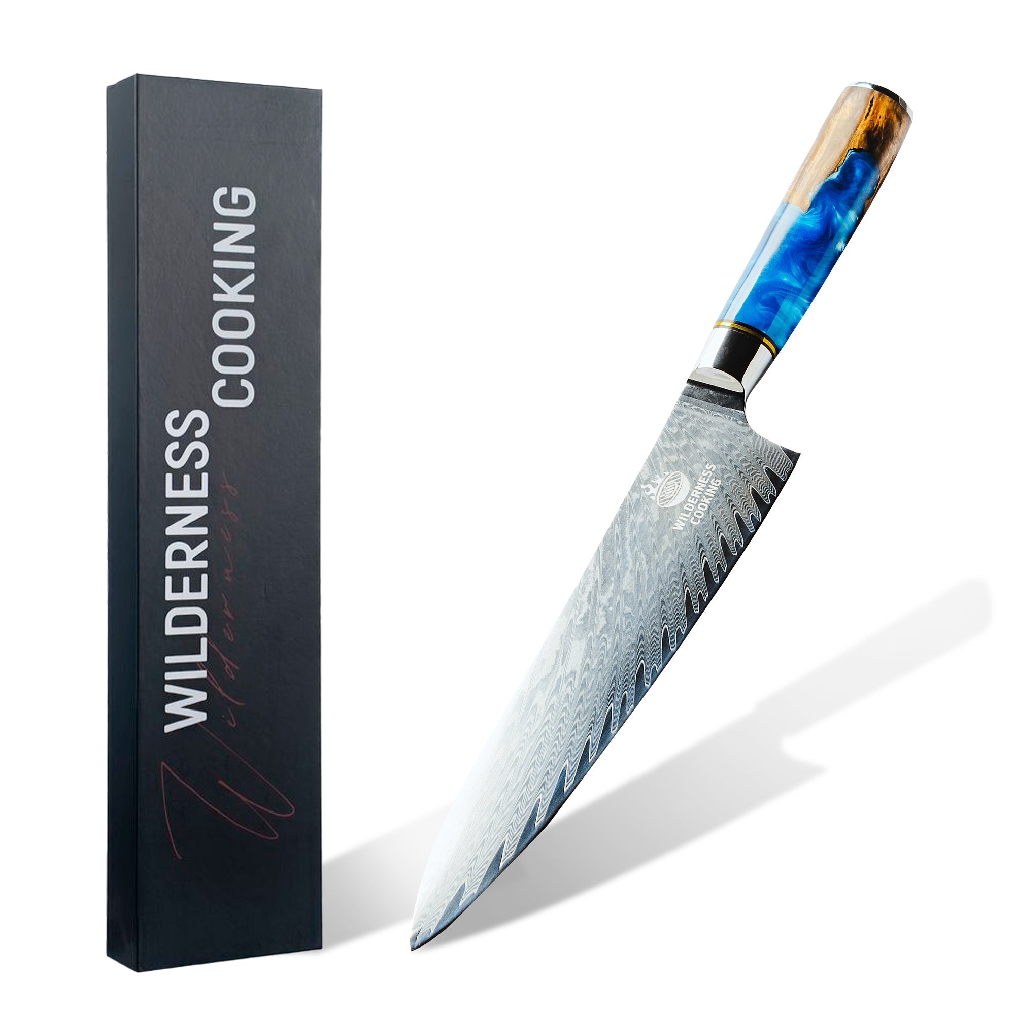 Premium Damascus Chef knife in Gift Box EU - Home&Wild
