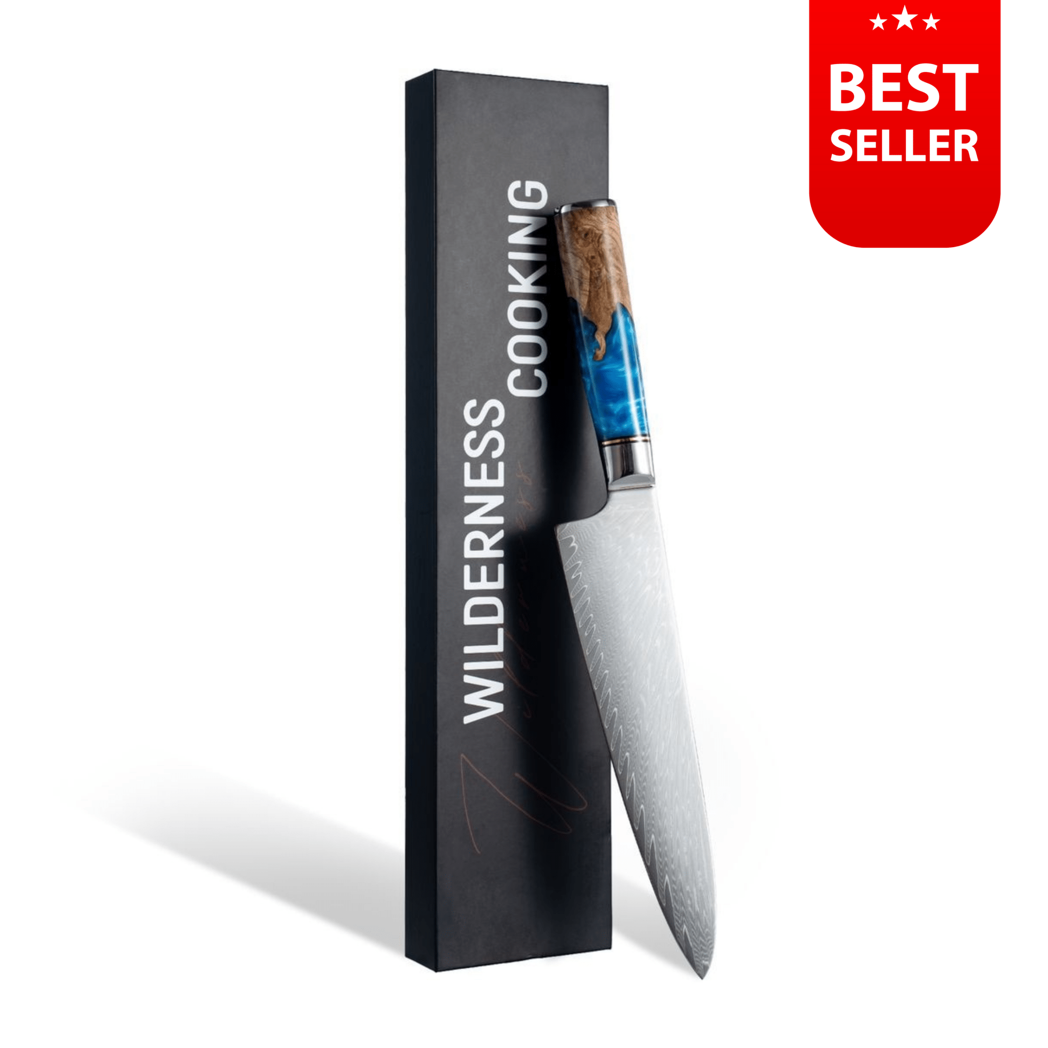 Premium Damascus Chef knife in Gift Box EU - Home&Wild