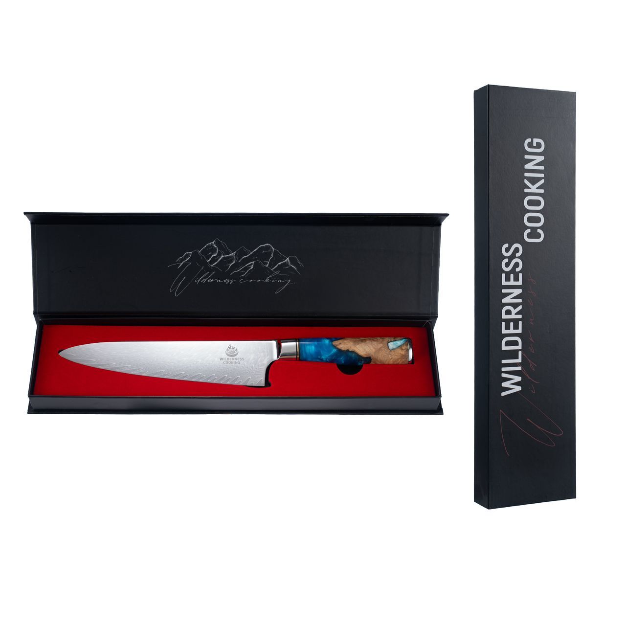 Premium Damascus Chef knife in Gift Box EU - Home&Wild
