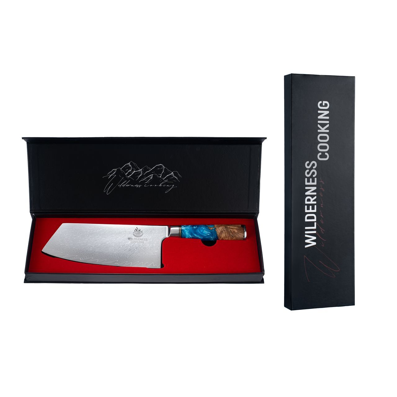 Premium Damascus Cleaver Knife - Home&Wild