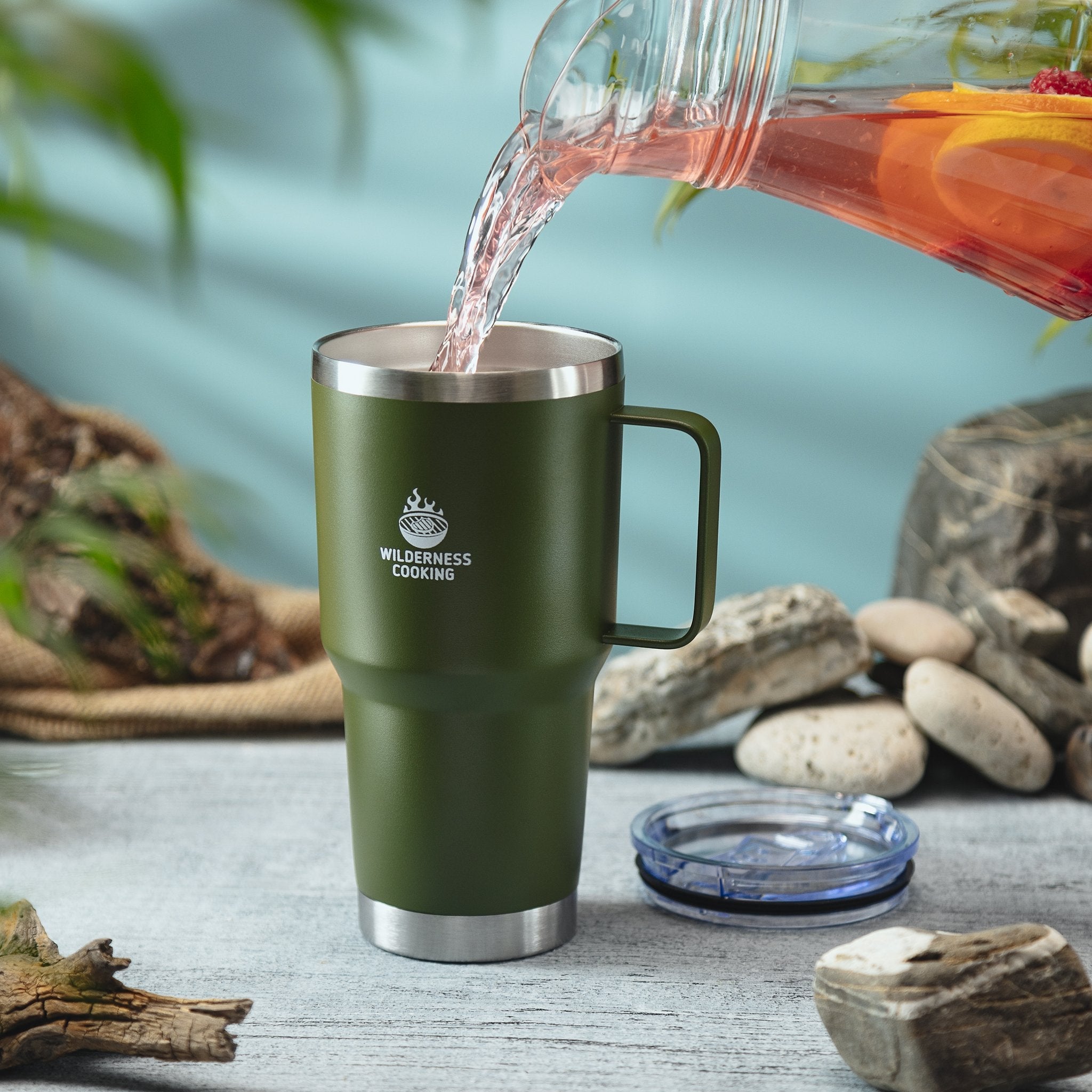 Straw Lid Mug | 900 ML EU - Home&Wild