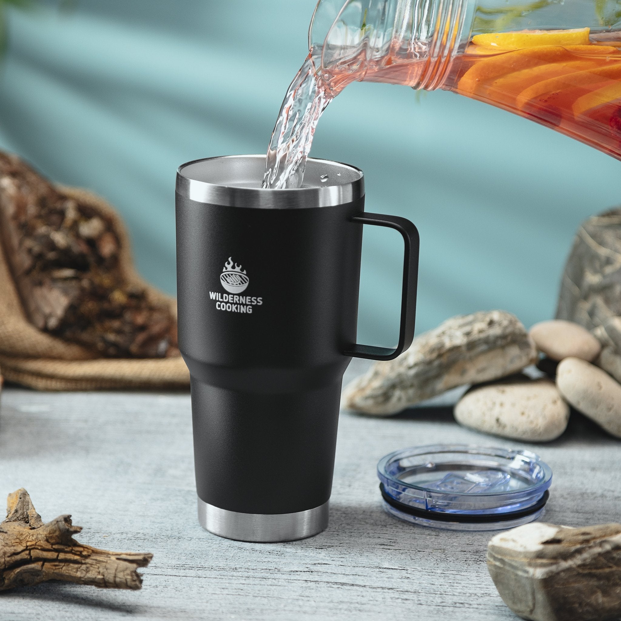 Straw Lid Mug | 900 ML EU - Home&Wild