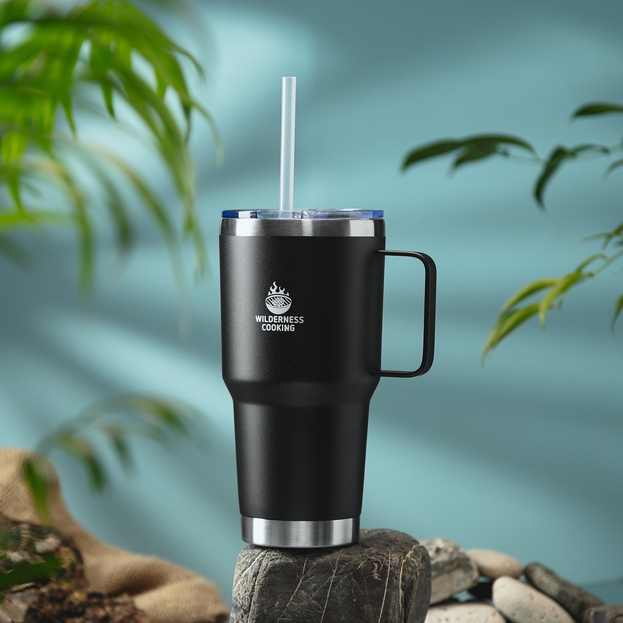 Straw Lid Mug | 900 ML EU - Home&Wild