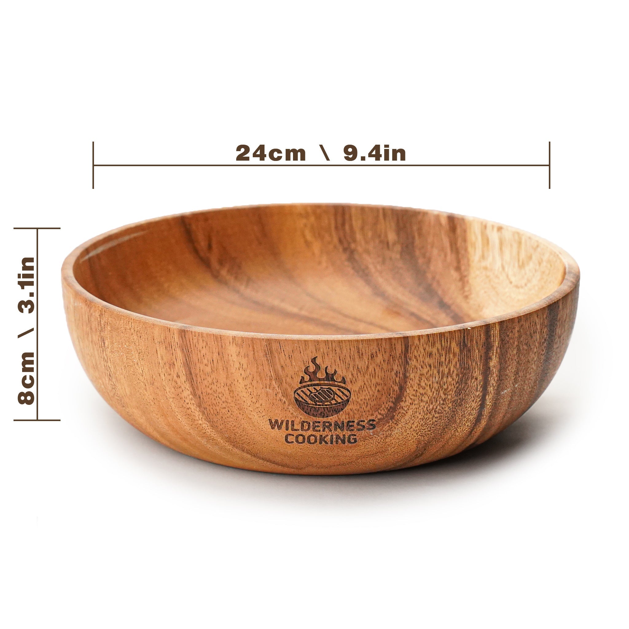 Large Acacia Wood Bowl - Home&Wild
